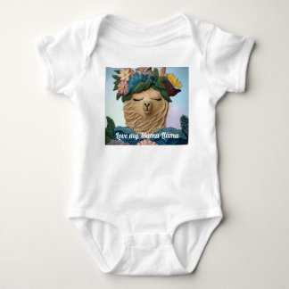 Schattige Liefde mijn Mama Llama draag voor baby Romper
