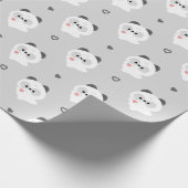 Schattige Liefde Panda Cadeaupapier (Hoek)