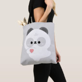 Schattige Liefde Panda Tote Bag (Dichtbij)