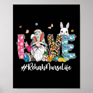 Schattige Liefde Rehab Verpleegster Leven Gnome Ko Poster