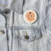 Schattige Liefde Tijger Ronde Button 5,7 Cm (In situ)