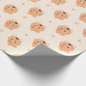 Schattige Liefdes Tijger Cadeaupapier (Hoek)
