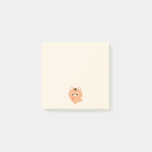 Schattige Liefdes Tijger Post-it® Notes (Voorkant)