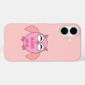 Schattige liefdesboodschap uil Case-Mate iPhone case (Achterkant (horizontaal))