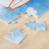 Schattige liefdeskat legpuzzel (Zijkant)