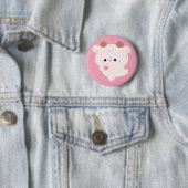 Schattige Liefdeskoe Ronde Button 5,7 Cm (In situ)