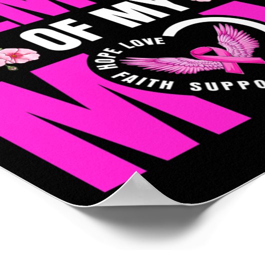 Schattige liefdevolle herinnering aan mijn moeder  poster (Hoek)