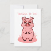 schattige liefhebbers denken dat je gevoel toevoeg notitiekaartje (Voorkant)