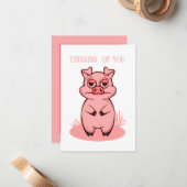 schattige liefhebbers denken dat je gevoel toevoeg notitiekaartje (Voorkant / Achterkant in situ)