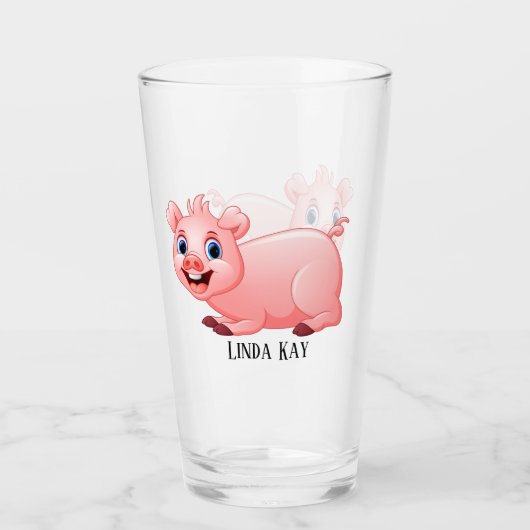 schattige liefhebbers noemen Glass Glas (Voorkant)