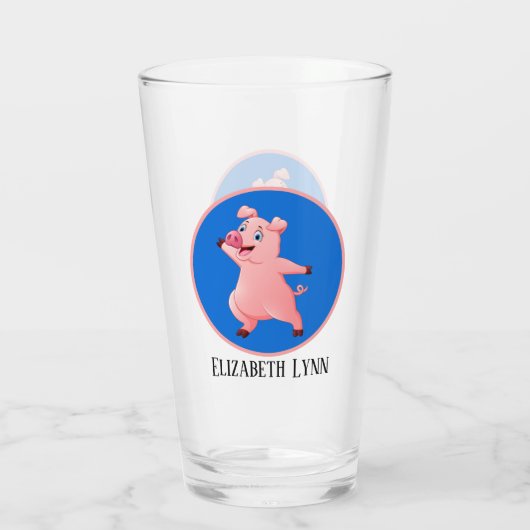 schattige liefhebbers noemen Glass Glas (Achterkant)