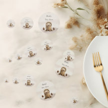 Schattige lieve baby egel baby shower