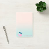 Schattige lieve baby walvis post-it® notes (Kantoor)