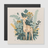 Schattige lieve giraaf in de tuin (Voorkant / Achterkant)