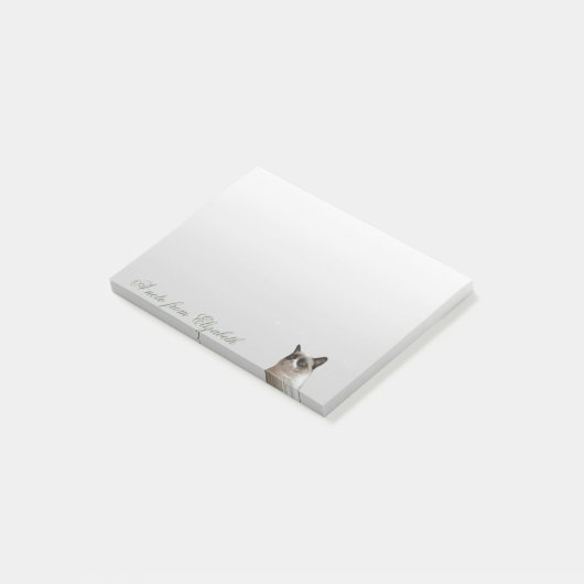 Schattige Lieve Kat Post-it® Notes (Schuin)
