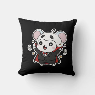 Schattige lieve kleine muis klaar voor Halloween Kussen