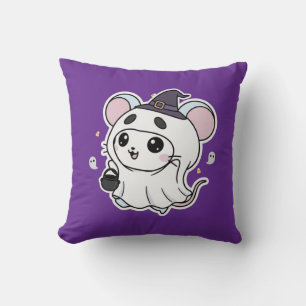 Schattige lieve kleine muis klaar voor Halloween Kussen