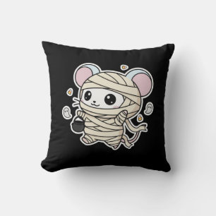 Schattige lieve kleine muis klaar voor Halloween  Kussen