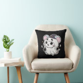 Schattige lieve kleine muis klaar voor Halloween Kussen (Stoel)