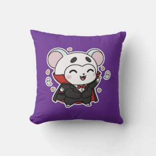 Schattige lieve kleine muis klaar voor Halloween Kussen