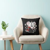 Schattige lieve kleine muis klaar voor Halloween Kussen (Stoel)