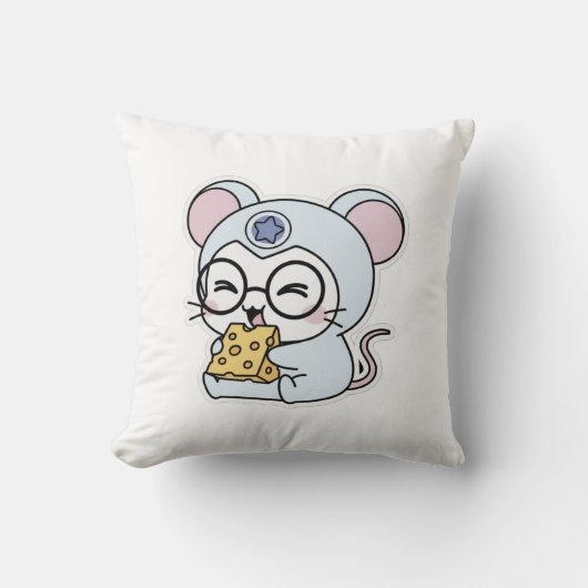 Schattige lieve kleine muis kussen (Voorkant)