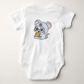 Schattige lieve kleine muis romper (Achterkant)
