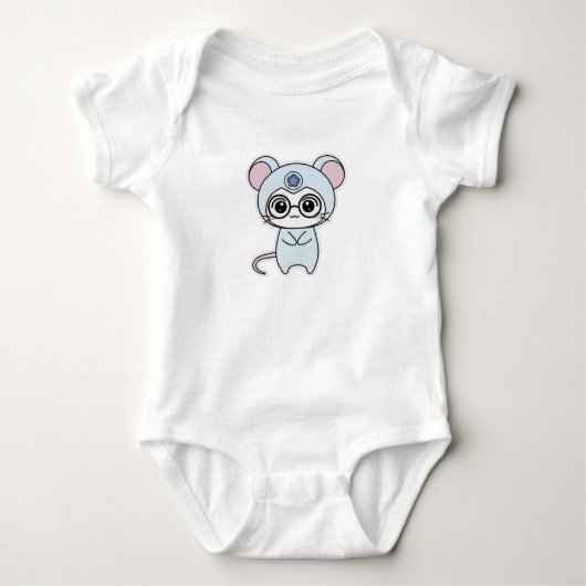 Schattige lieve kleine muis romper (Voorkant)