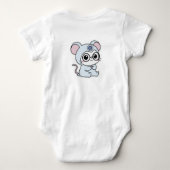 Schattige lieve kleine muis romper (Achterkant)