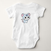 Schattige lieve kleine muis romper (Achterkant)