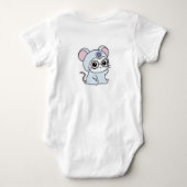 Schattige lieve kleine muis romper (Achterkant)
