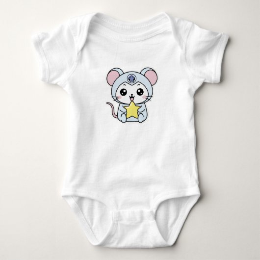 Schattige lieve kleine muis romper (Voorkant)