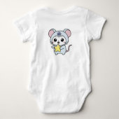 Schattige lieve kleine muis romper (Achterkant)