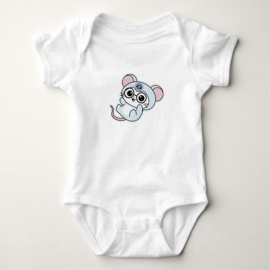 Schattige lieve kleine muis romper (Voorkant)