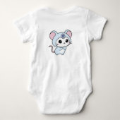 Schattige lieve kleine muis romper (Achterkant)