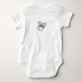 Schattige lieve kleine muis romper (Achterkant)