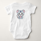 Schattige lieve kleine muis romper (Achterkant)