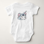 Schattige lieve kleine muis romper (Achterkant)
