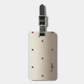 Schattige lieve lieveboeren, Lichte-Personalized Bagagelabel (Voorkant verticaal)