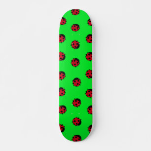 Schattige Lieve Lieveheersbeestjes- Groene Skatebo Persoonlijk Skateboard