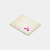 Schattige Lieve Stijlvolle ,Flamingo's Post-it® Notes (Schuin)