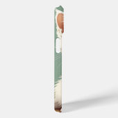 Schattige lieve witte kat met vlinderdas Case-Mate iPhone case (Achterkant / Rechts)