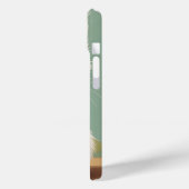 Schattige lieve witte kat met vlinderdas Case-Mate iPhone case (Achterkant / Links)