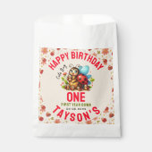 Schattige lieveheersbeestje 1e verjaardag | Bug Th Bedankzakje (Voorkant)