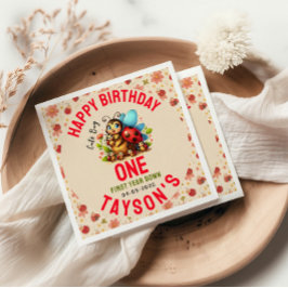 Schattige lieveheersbeestje 1e verjaardag | Bug Th Servet