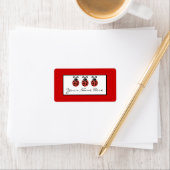 Schattige lieveheersbeestje bookplate Stickers lez (Insitu)