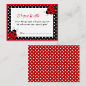 Schattige lieveheersbeestje dank u mini notitie Ka Notitiekaartje (Voorkant / Achterkant)