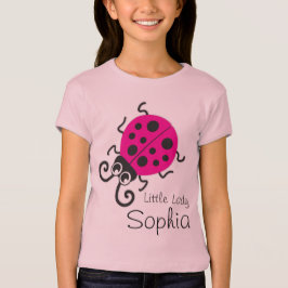 Schattige lieveheersbeestje meisjes naam roze wit  Tri-Blend shirt