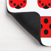 Schattige lieveheersbeestje Mousepad Muismat (Hoek)