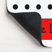 Schattige lieveheersbeestje Mousepad Muismat (Hoek)